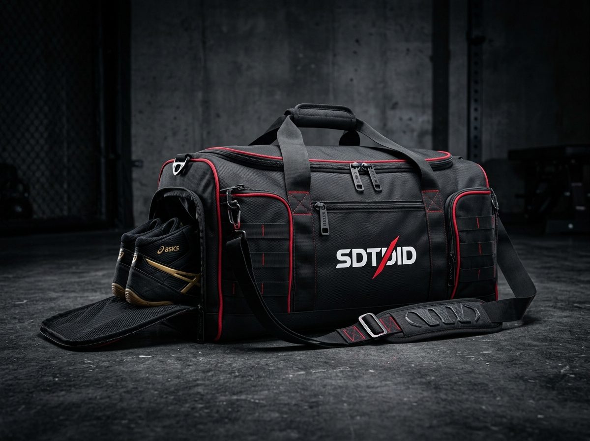 SDTDID Heavy-Duty Combat Gear Duffel Bag (60L) - SDTDID Wrestling Shoes OEM Jinjiang